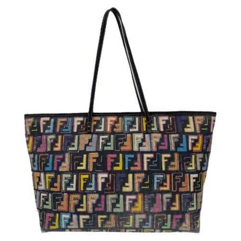 fendi 8bh185 bag|FENDI Zucca Canvas Tote Bag Multicolor 8BH185 Auth yk8065.